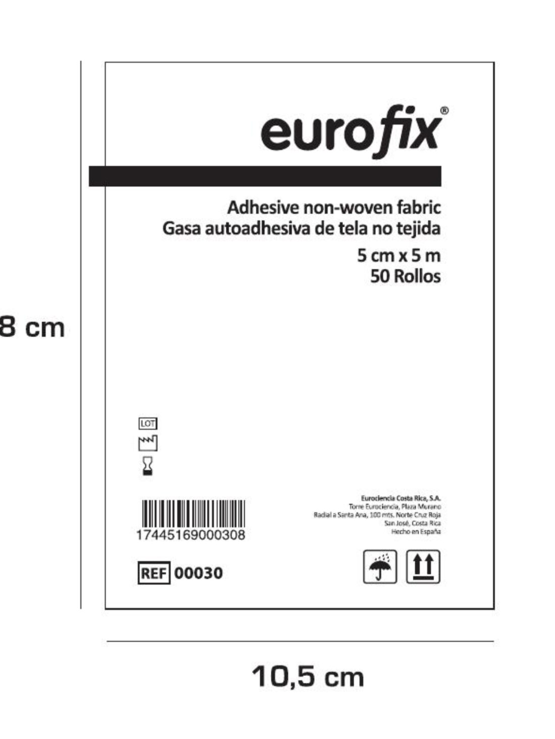 Especificación de etiqueta · roll label